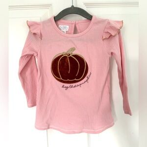 Mudpie pumpkin shirt size 12/18m